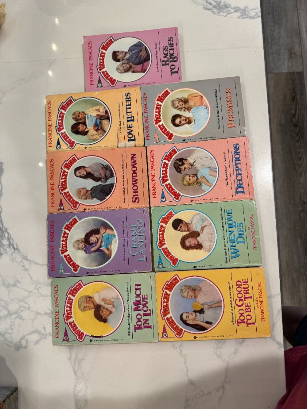 Lot of 9 Vintage Sweet Valley High Books | Francine Pascal 80s 90s YA Retro